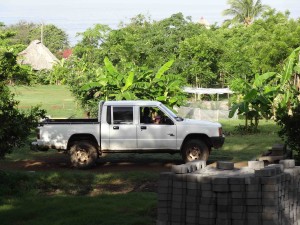 white truck